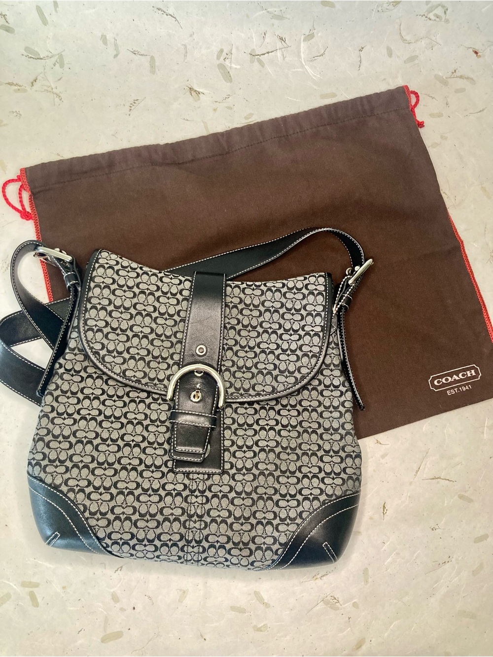 NIB Coach Soho signature logo crossbody/shoulder bag